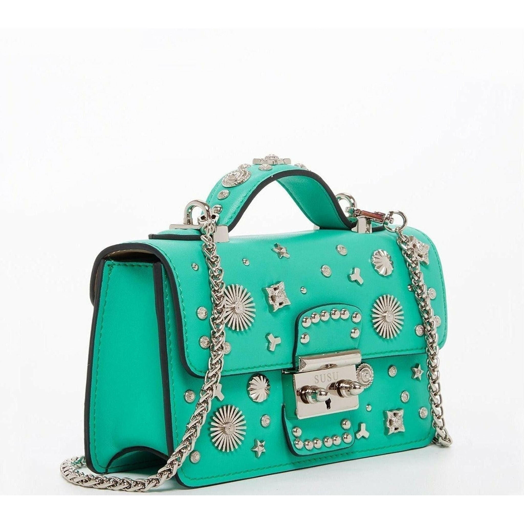 The Hollywood Green Purse with Studs.