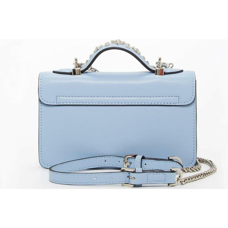 The Hollywood Small Leather Bag in Light Blue