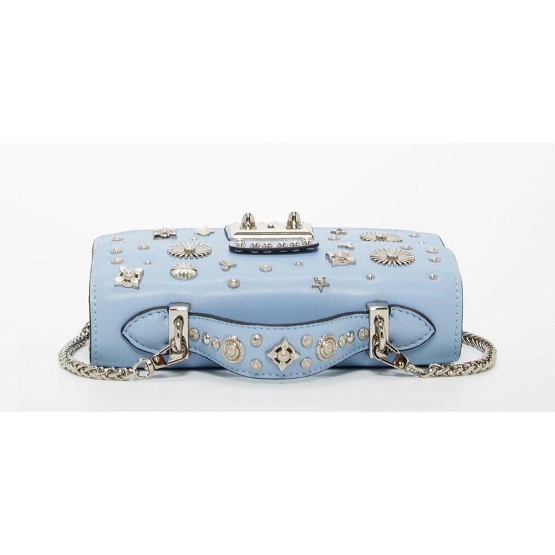 The Hollywood Small Leather Bag in Light Blue