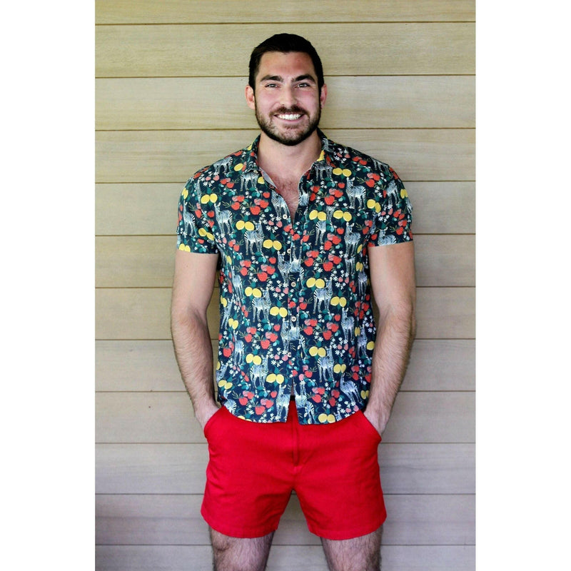 The Marrakesh Perfect Cut Short Sleeve Button-Down Shirt