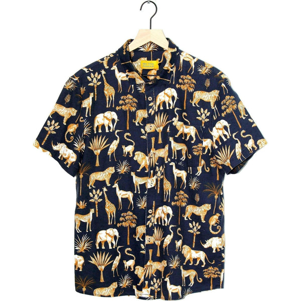 The Mombasa Perfect Cut Short Sleeve Button-Down Shirt