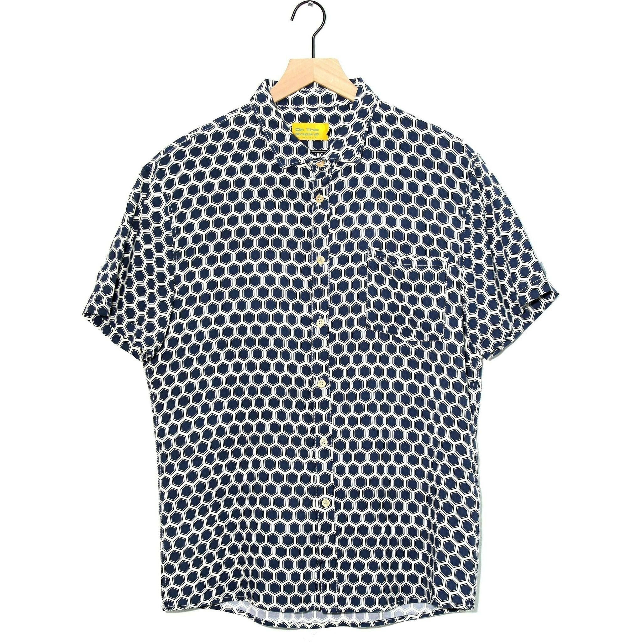 The Mykonos Perfect Cut Short Sleeve Button-Down Shirt.