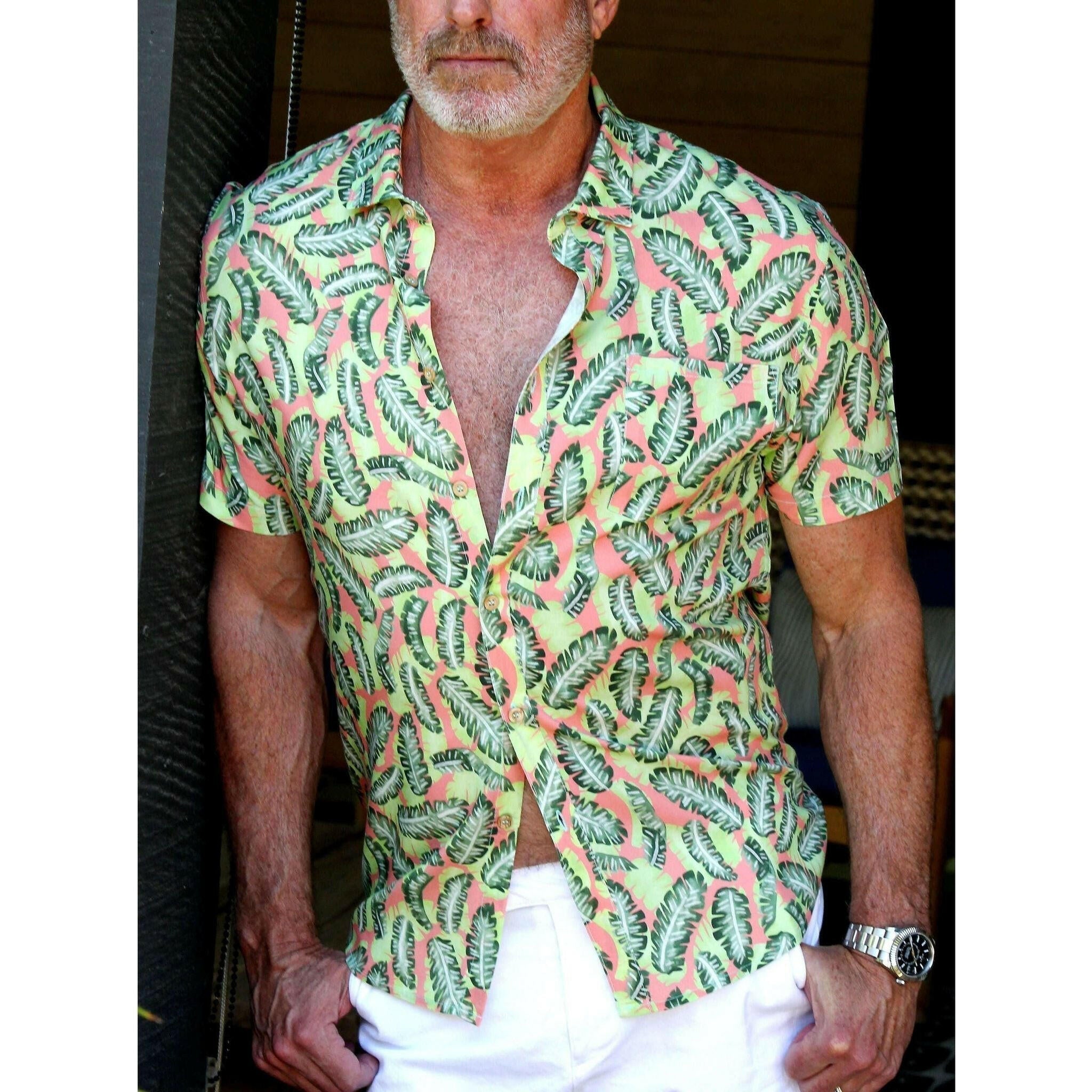 The Vallarta Perfect Cut Short Sleeve Button-Down Shirt.