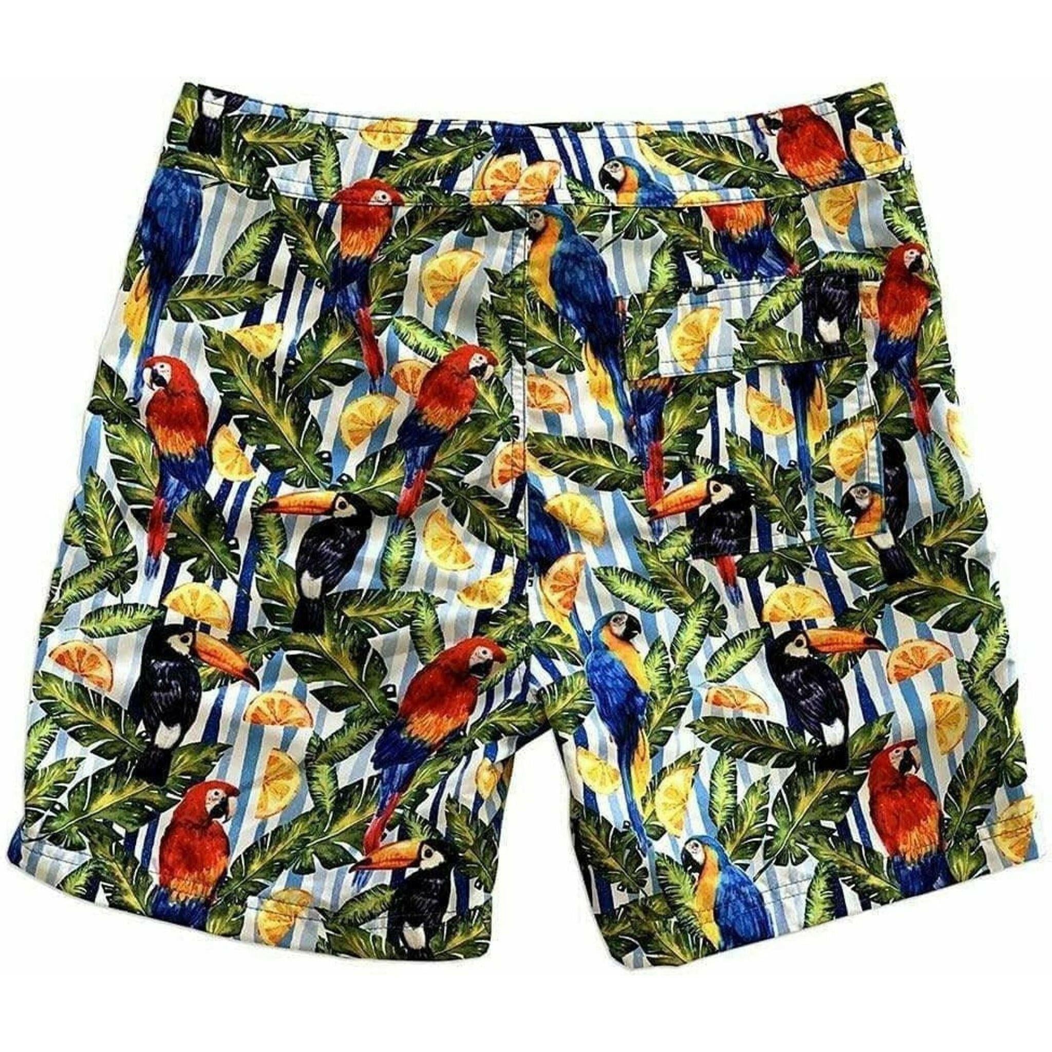 Tropical Style 17" Surf Boardshorts.