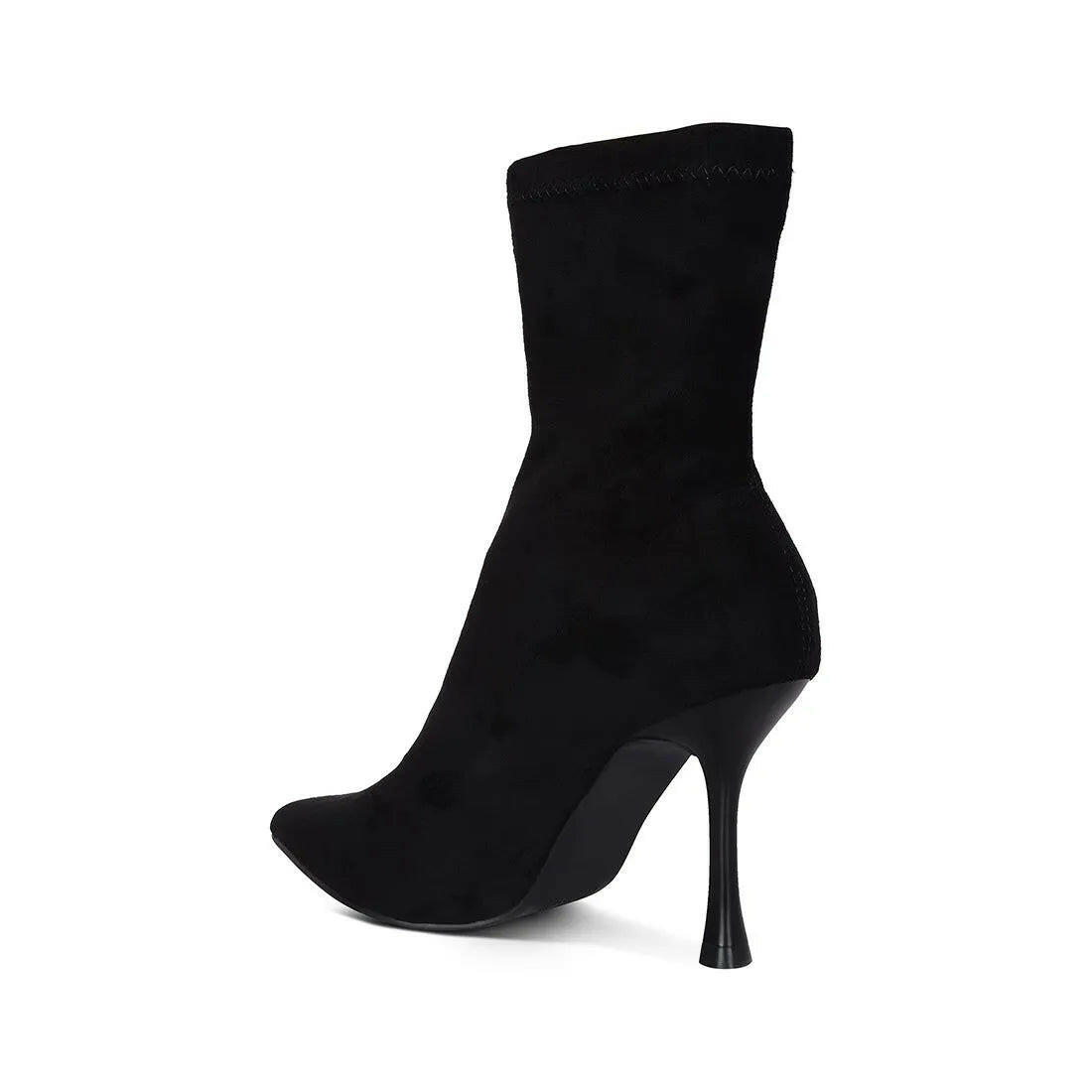 Tweeple Stiletto Boot With A Pointed Toe.