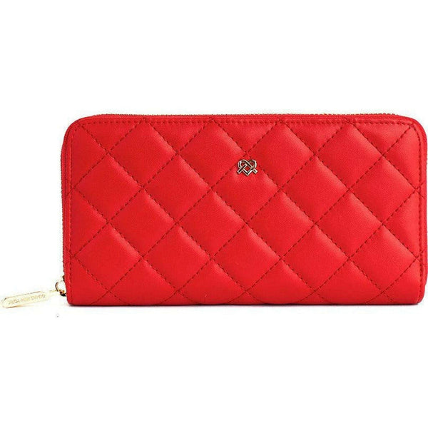 Uptown Quilted - Red Zipper Wallet