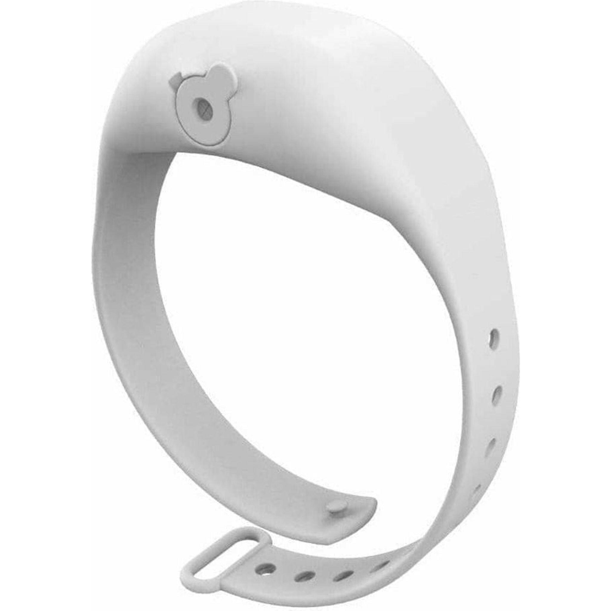 White Adjustable Adult SqueezyBand.