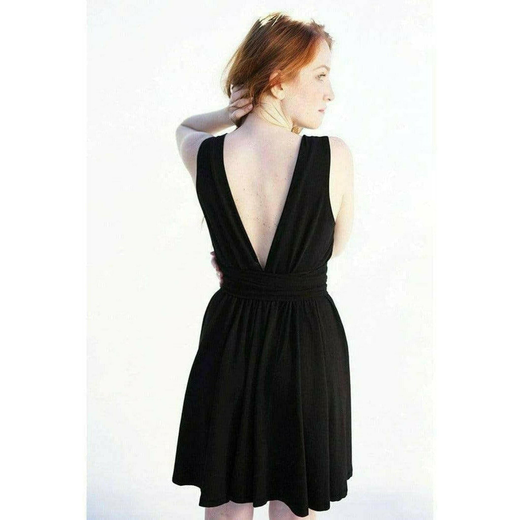 Women's Backless V-Cut Dress "Rati".