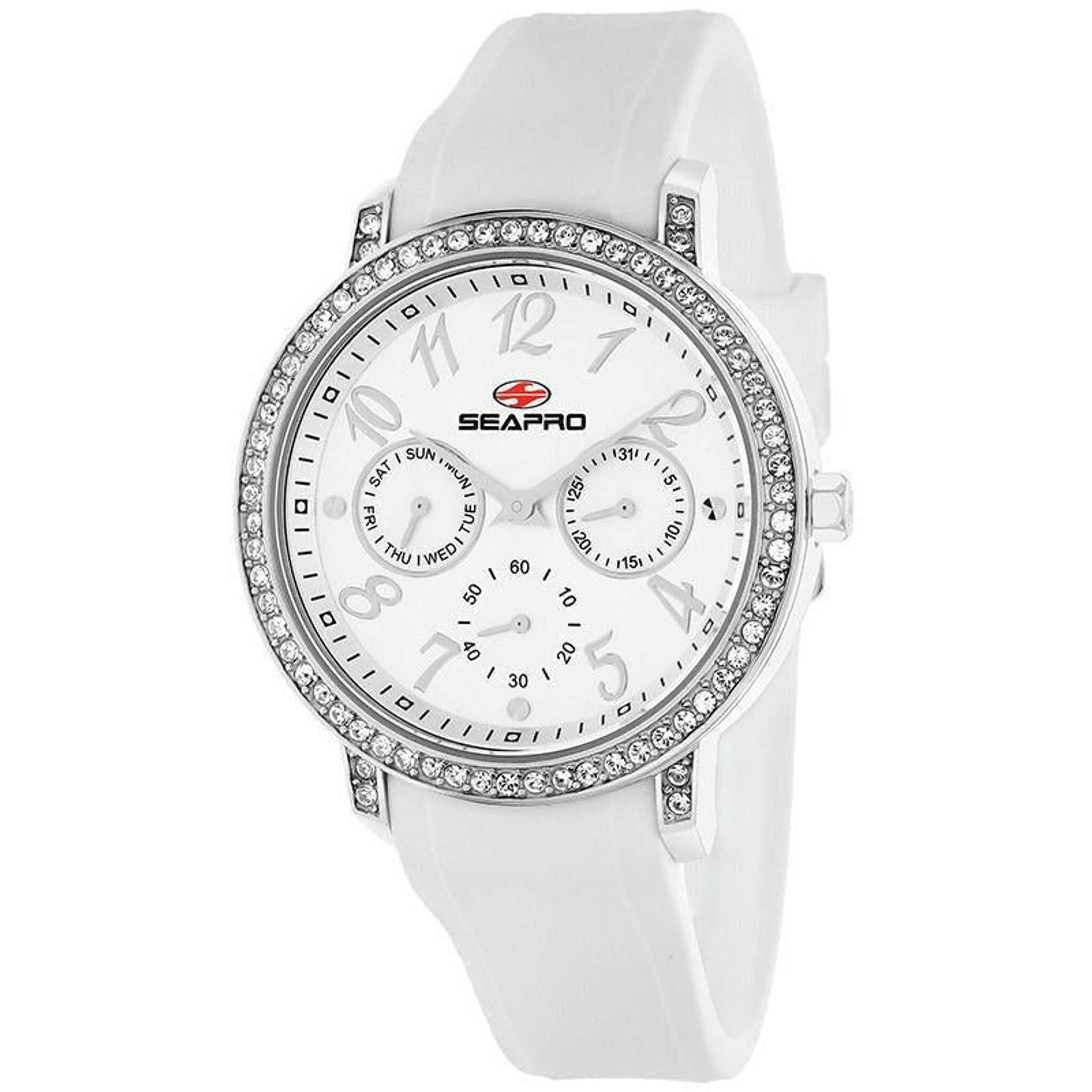 Women's Swell Watch with White Band.