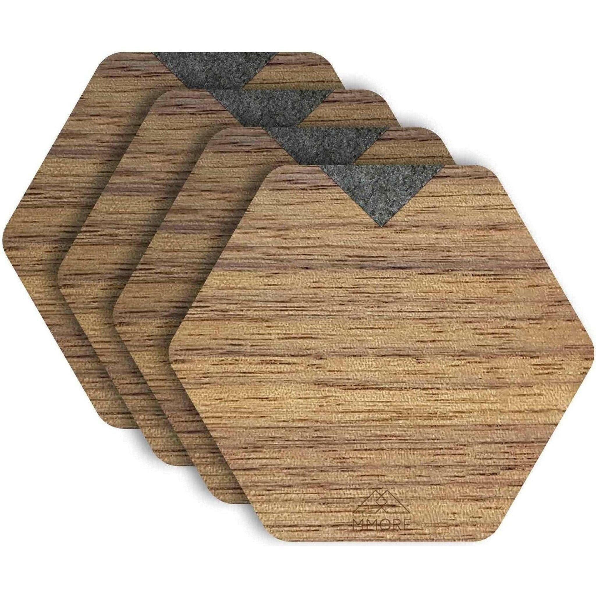 Wooden Coasters - American Walnut / Set of 4 Coasters.