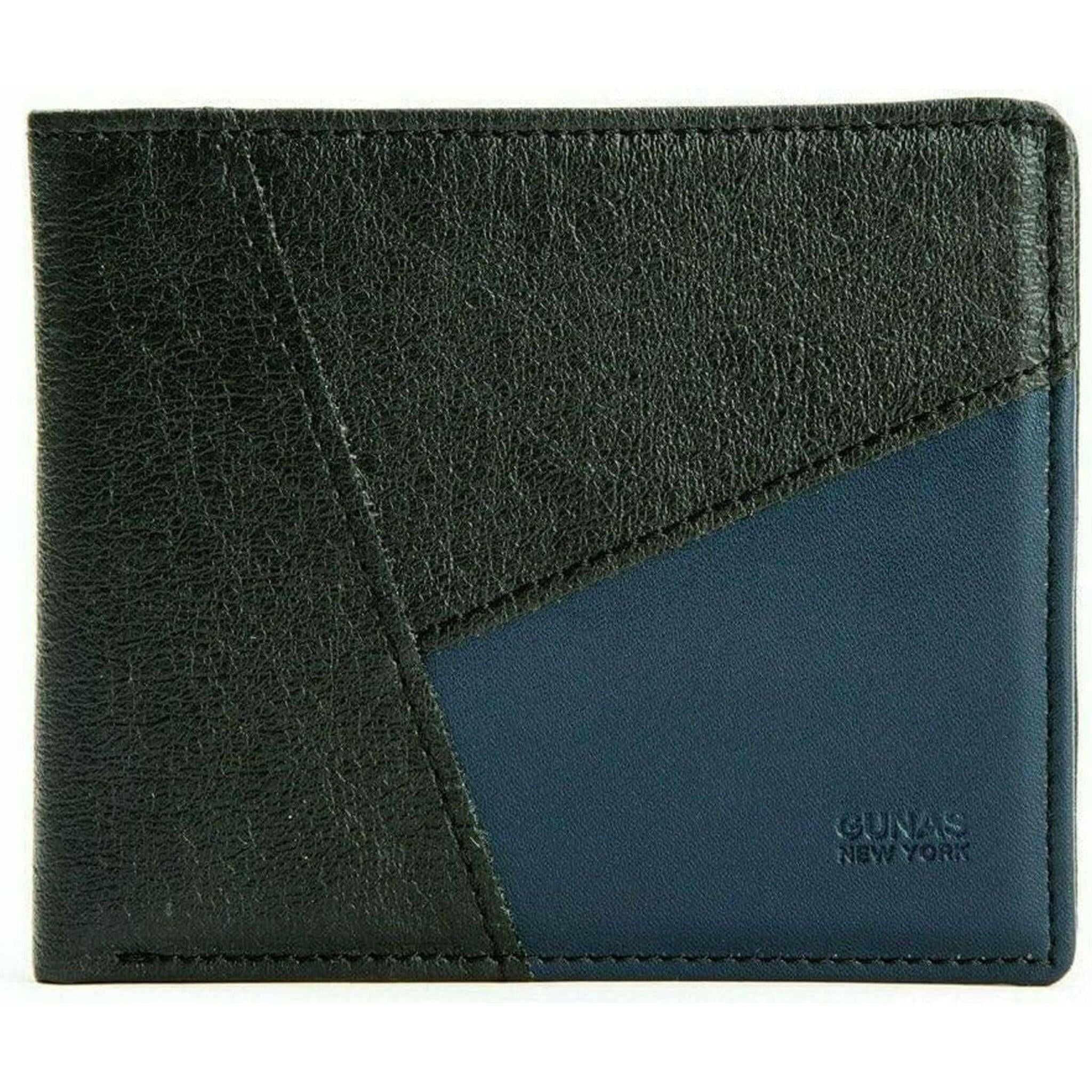 Woody - Blue Vegan Leather Wallet for Men.