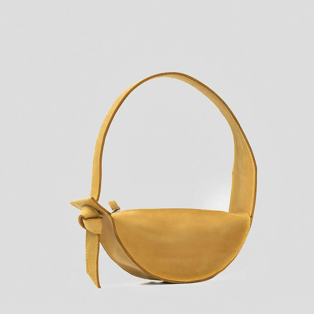 Shoulder Bag Crescent Yellow.