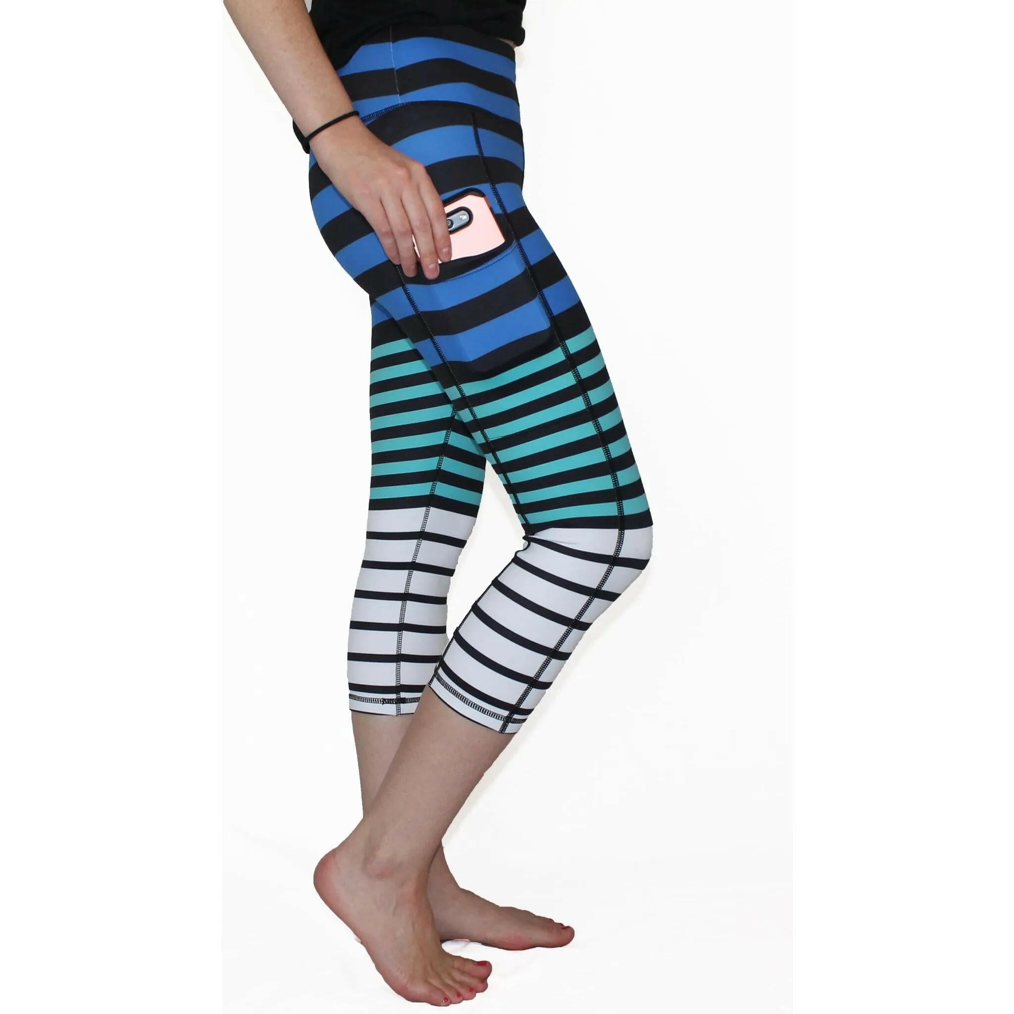 Arctic Stripe - Pocket Capri.