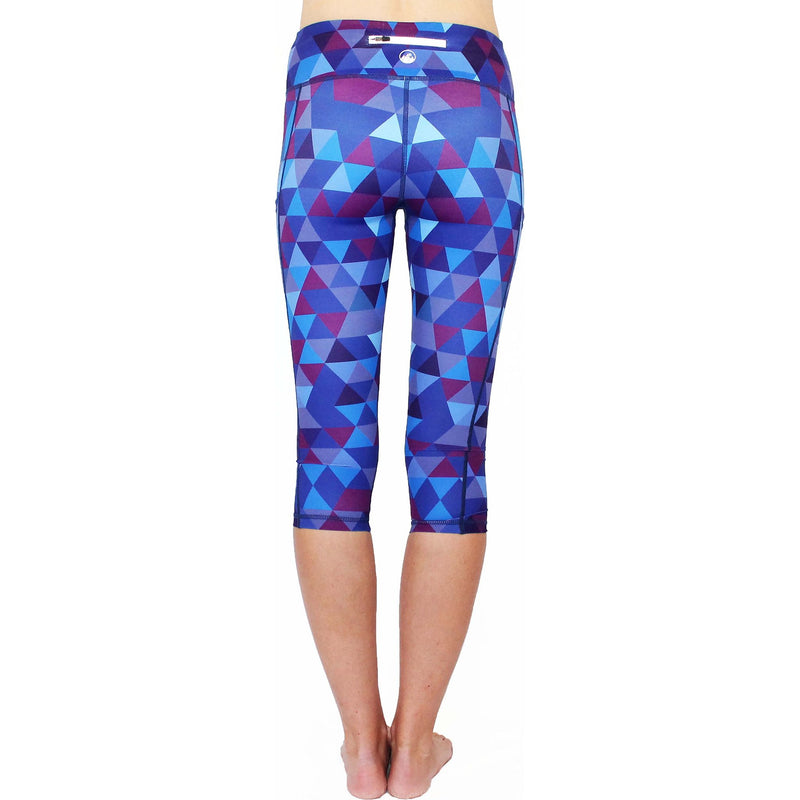 Purple Pixel - Large Pocket Capri.