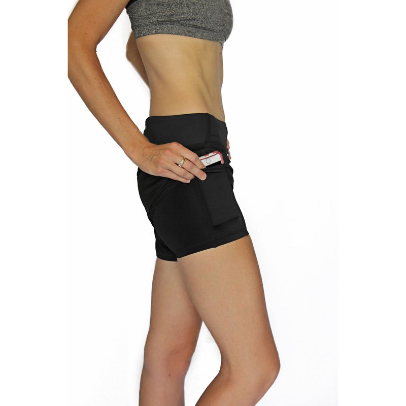 Runner's Dream 5 Pocket Shorts - Black.