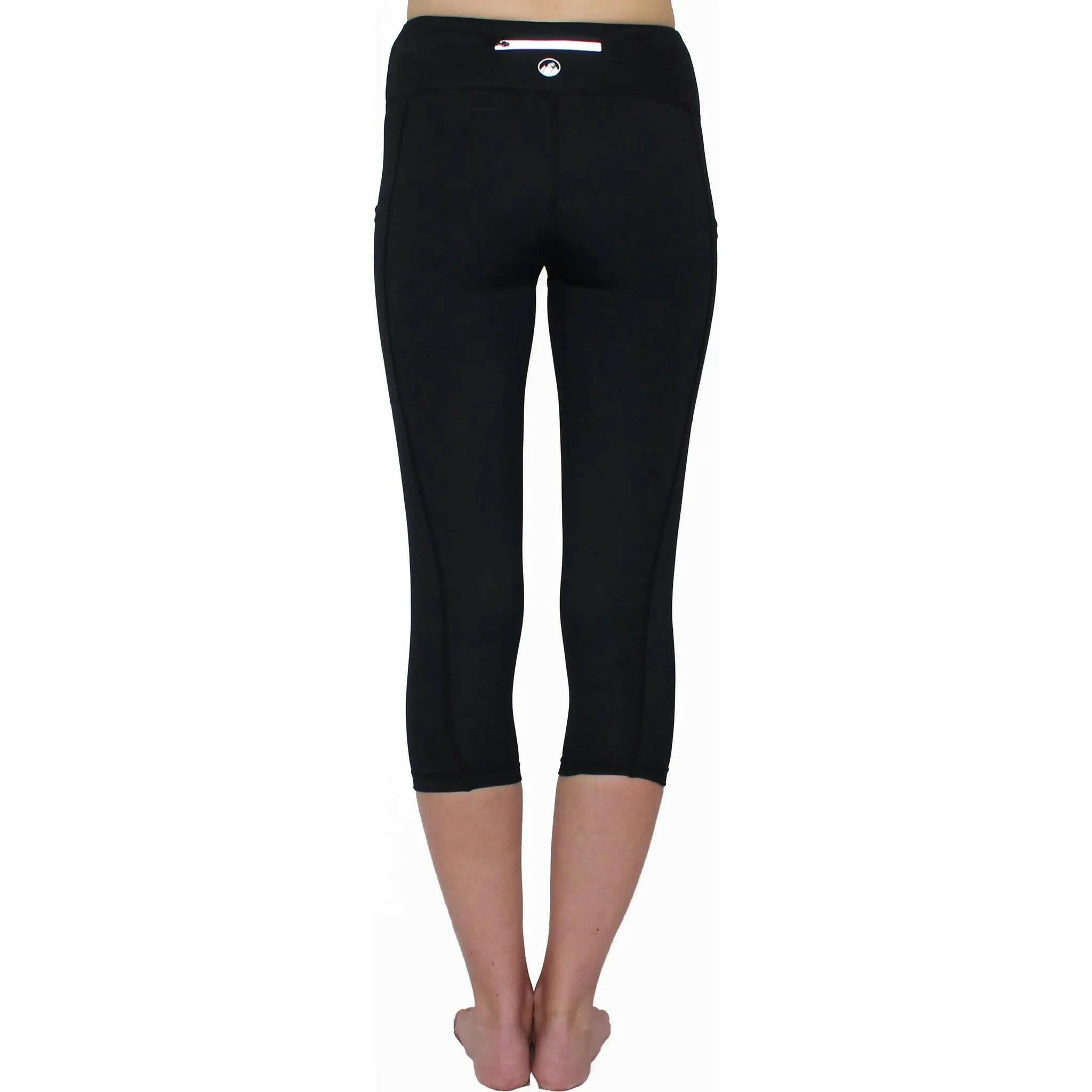 Black and Gray Weave - Pocket Capri.