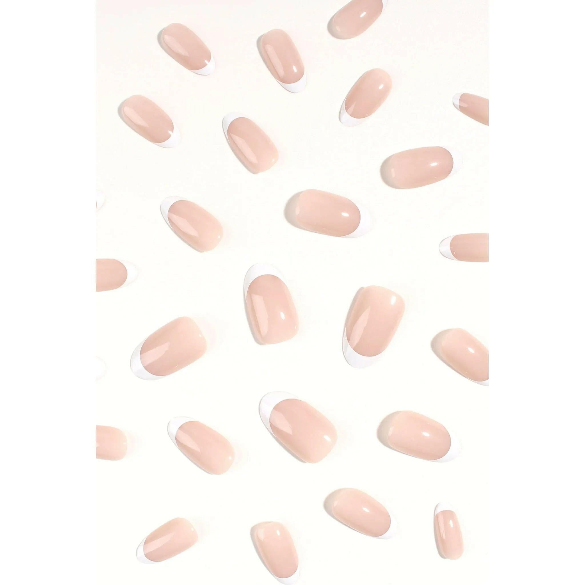 White French | Soft & Durable Press-On Nails.