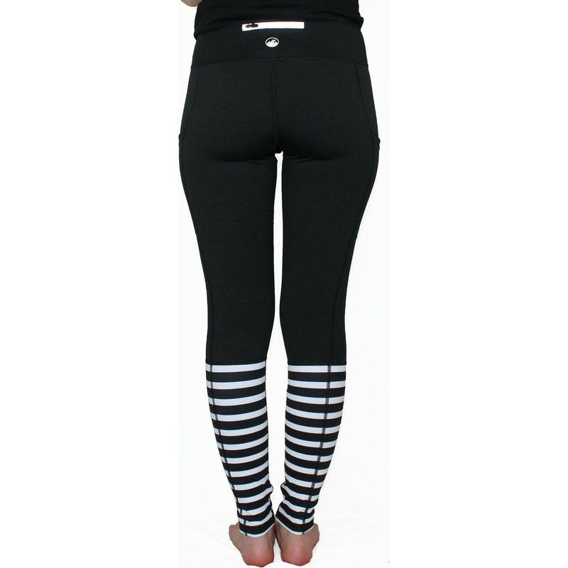 Black With White Stripes - Pocket Pant.