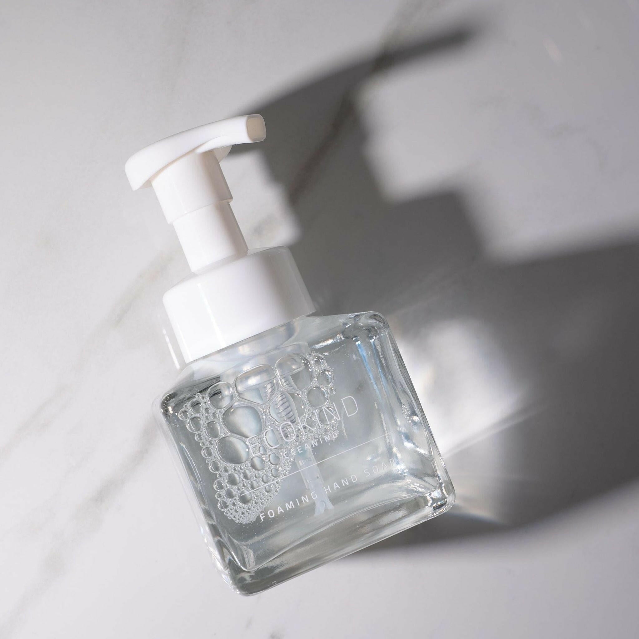 Hand Soap Refillable Glass Bottle.