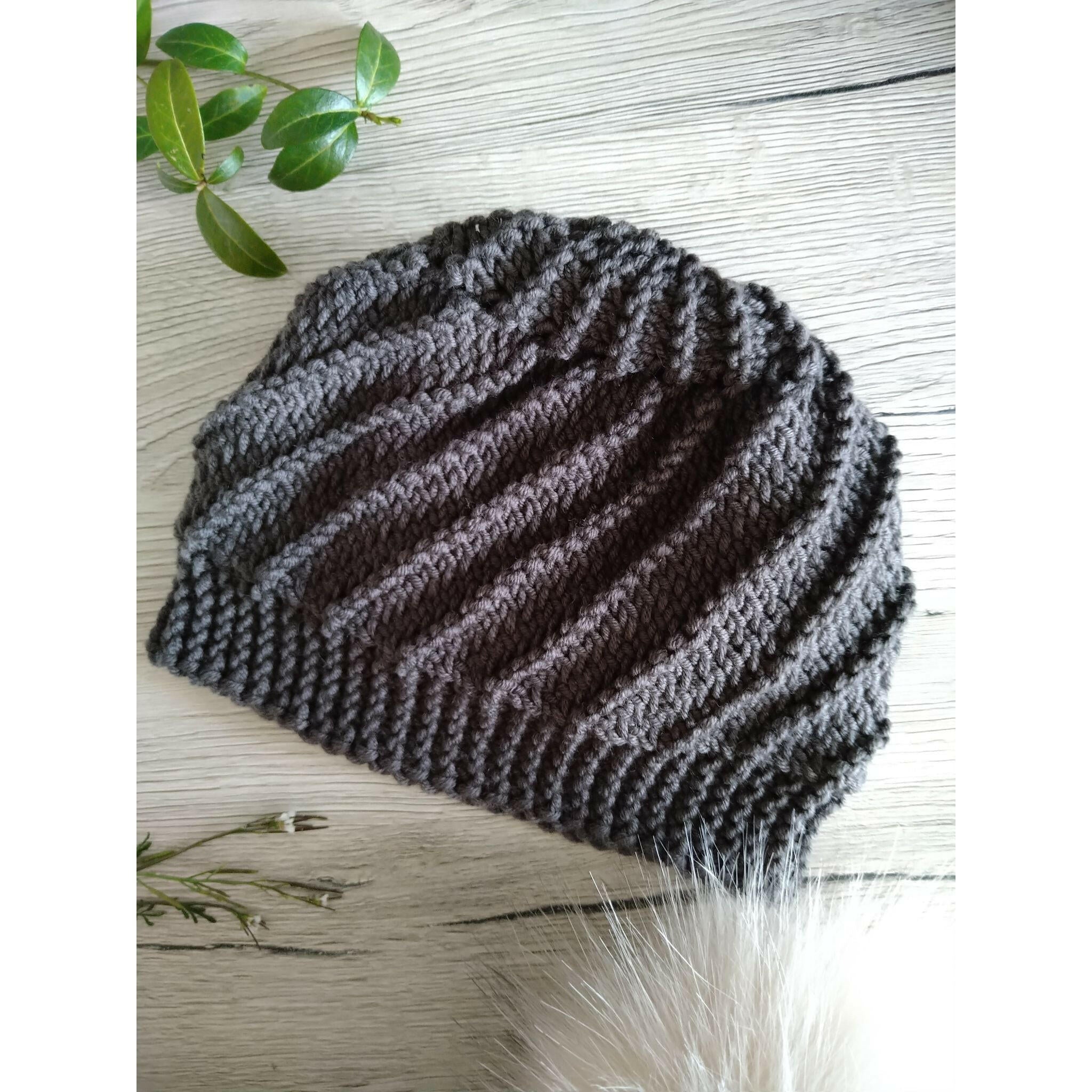 Mocca Knitted Hat.