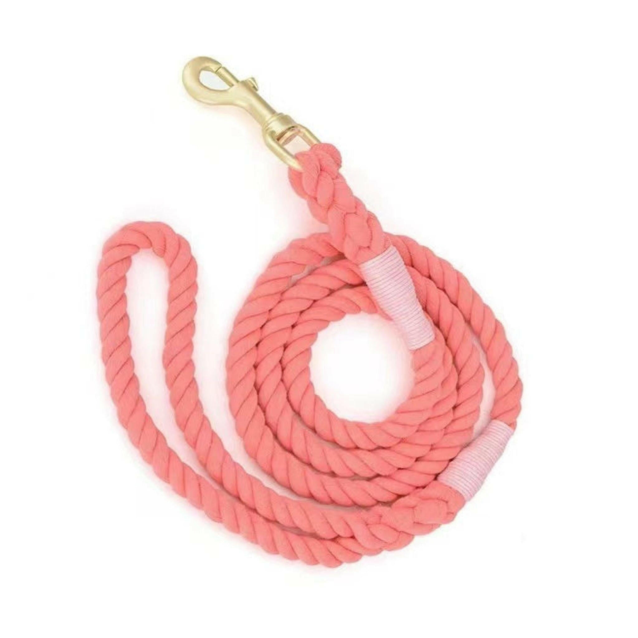 Dog Rope Leash - Watermelon Red.