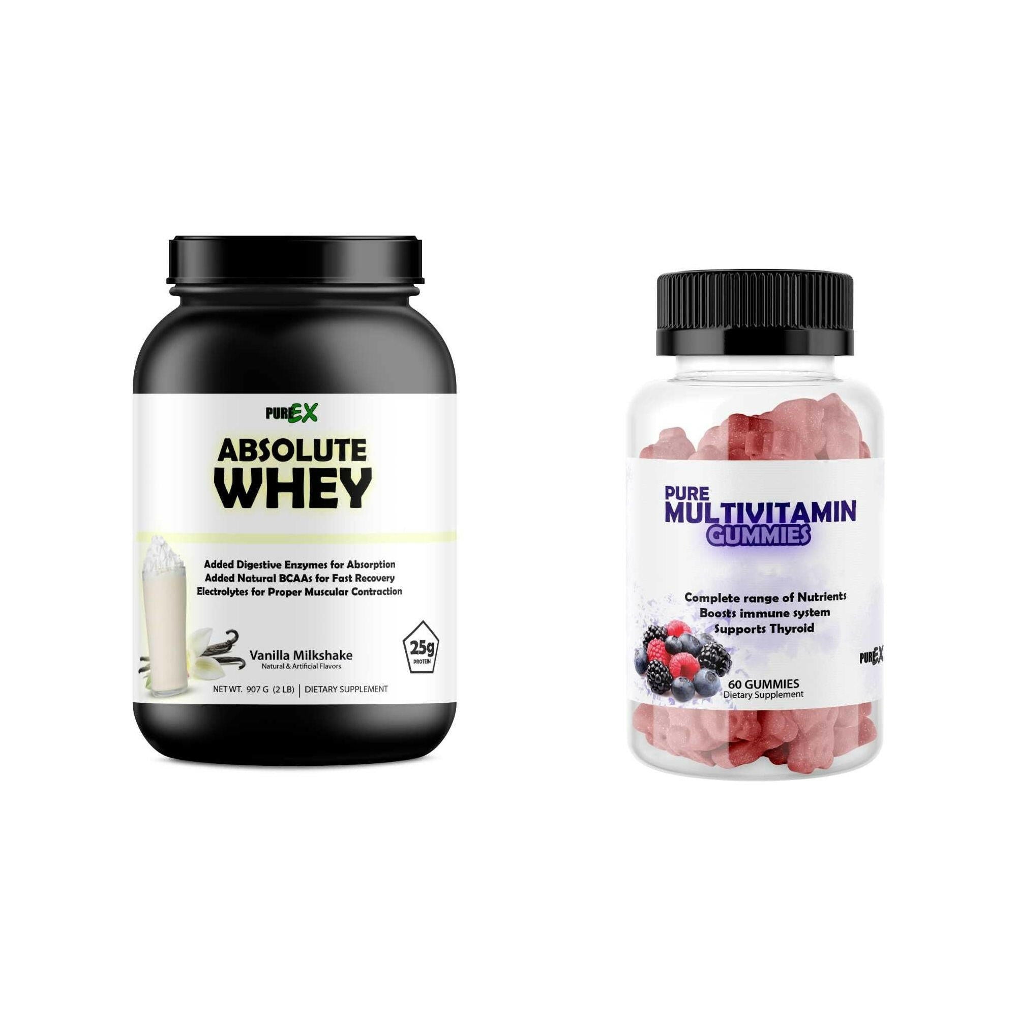 Multivitamins + Whey Protein Bundle.