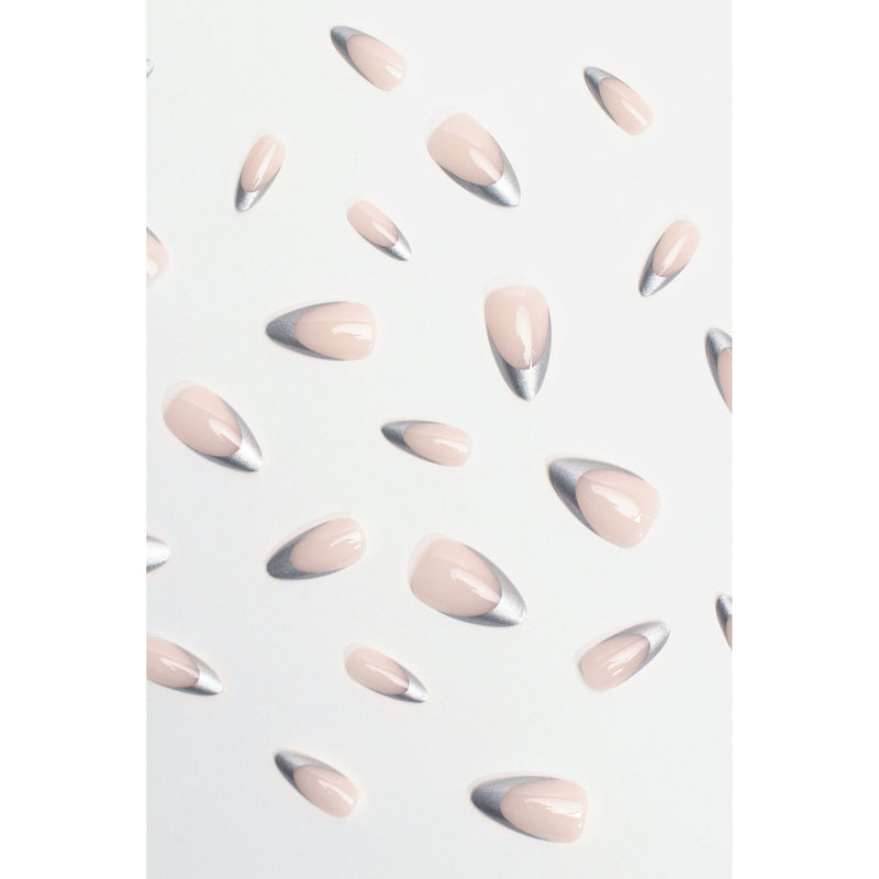 Tipped in Reflection | Soft & Durable Press-On Nails.