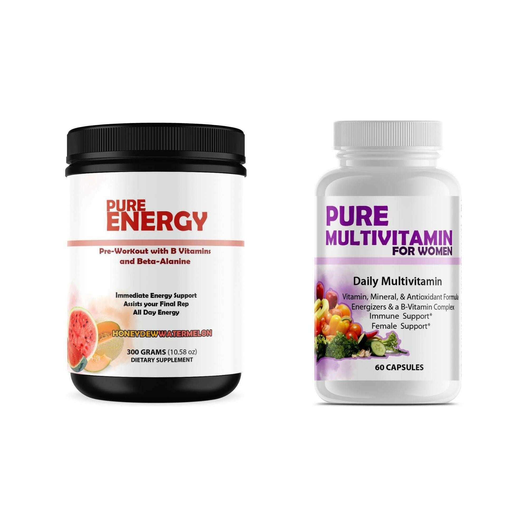 Multivitamins + Pre-Workout Bundle.