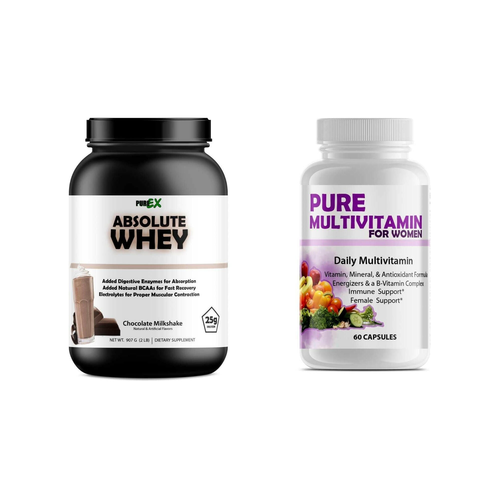 Multivitamins + Whey Protein Bundle.