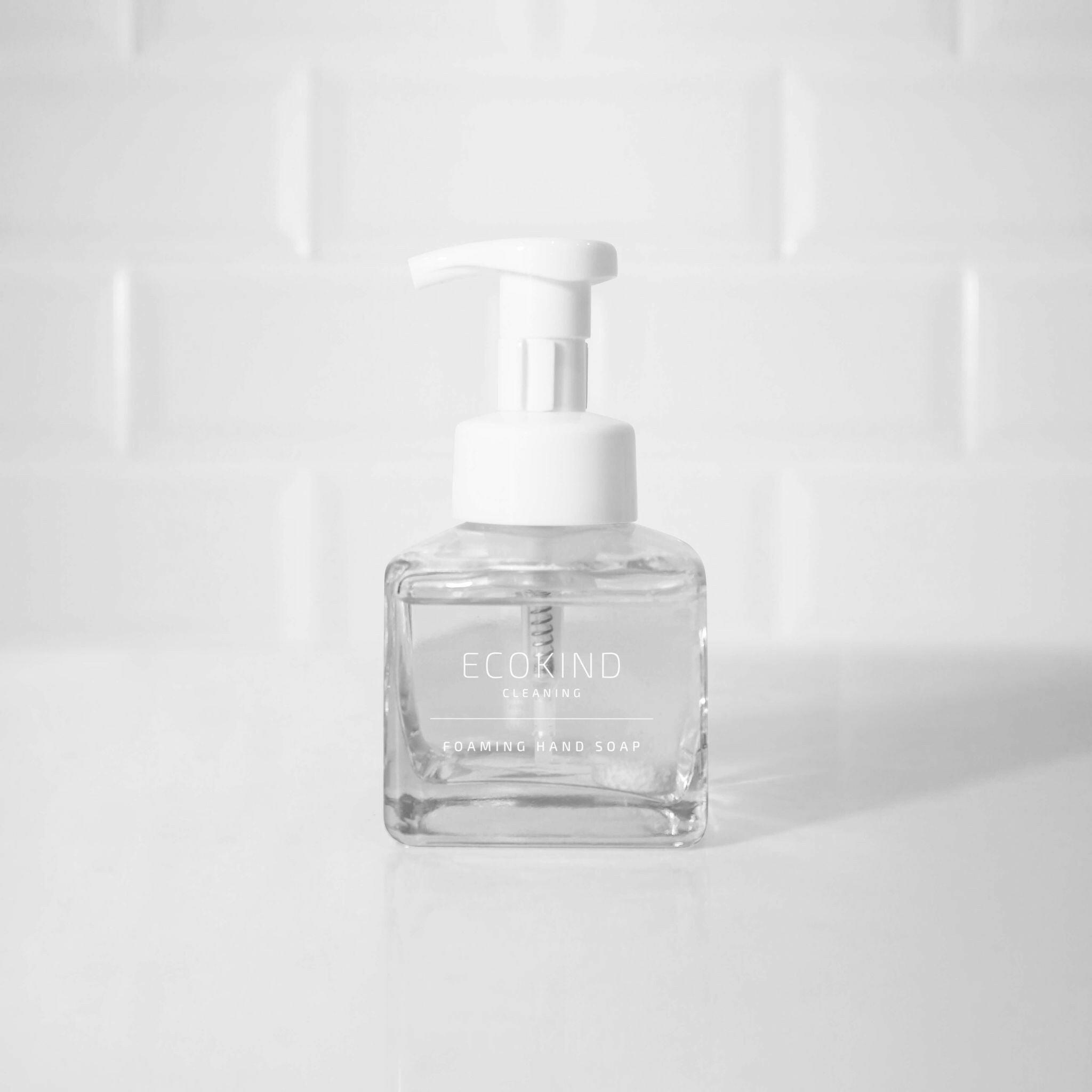 Hand Soap Refillable Glass Bottle.