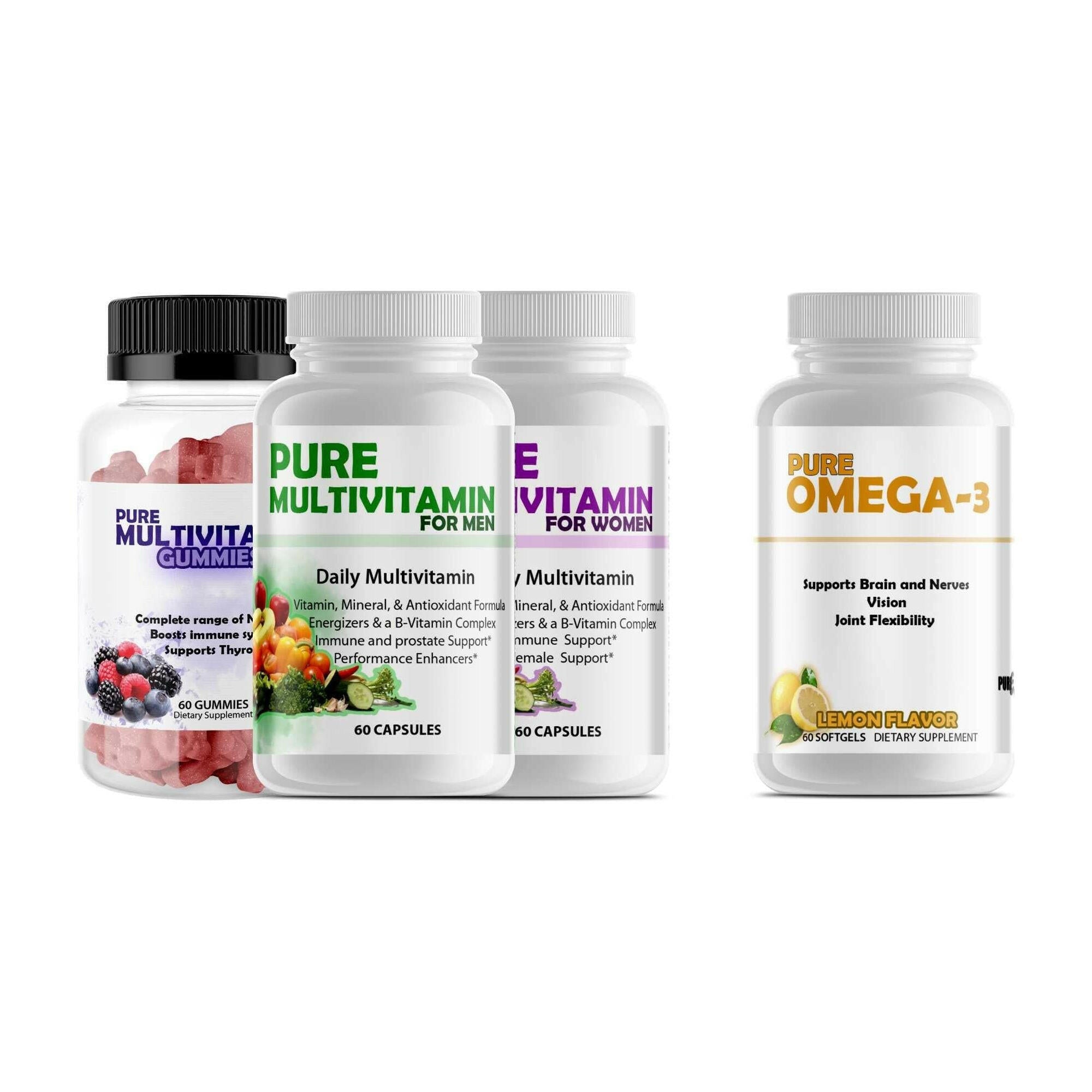 Multivitamins + Omega 3 Bundle.