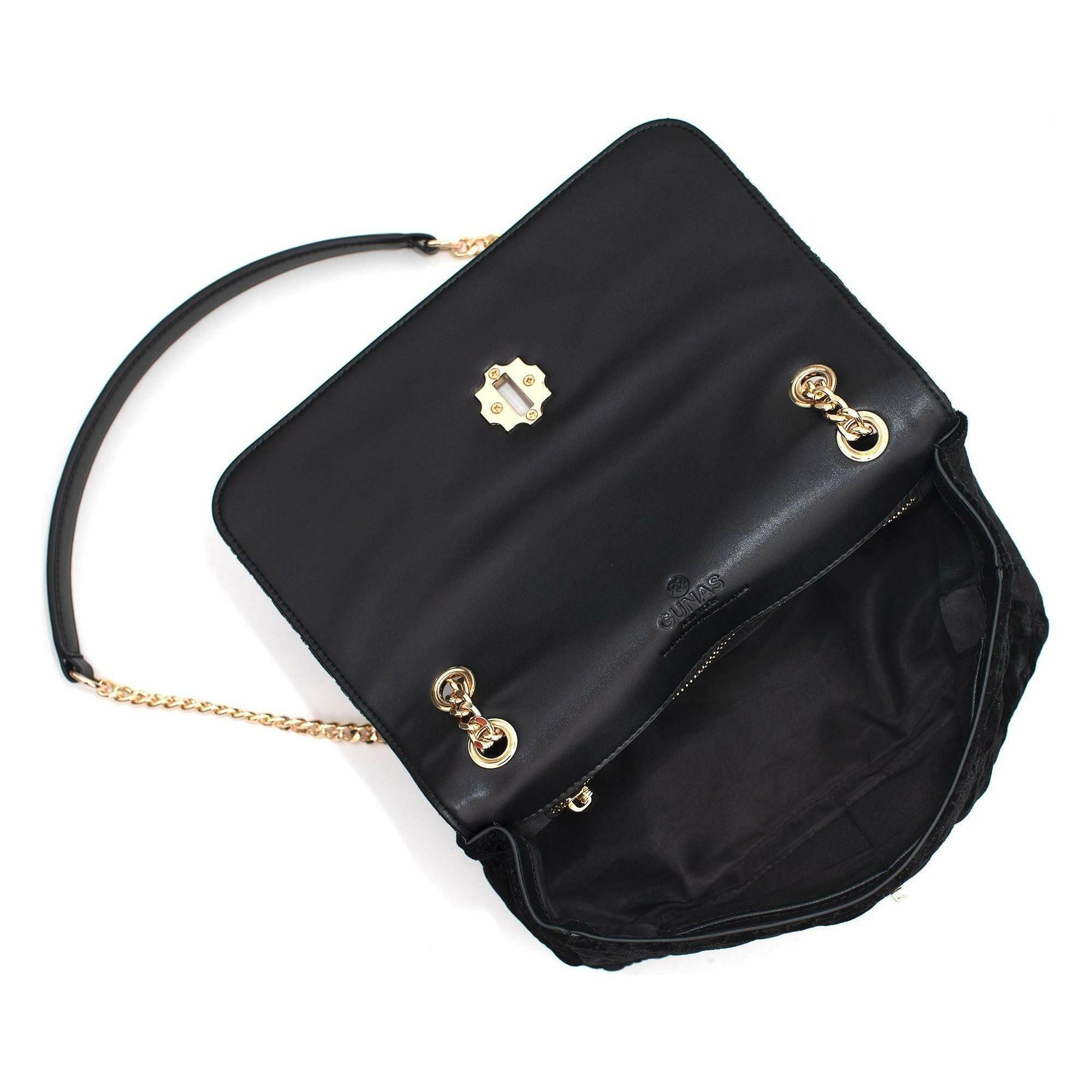 Broadway - Black Vegan Shoulder Bag.