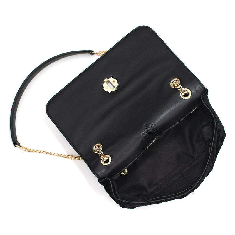 Broadway - Black Vegan Shoulder Bag |  quirkitrendz.