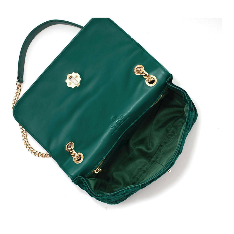 Broadway - Green Vegan Shoulder Bag |  quirkitrendz.