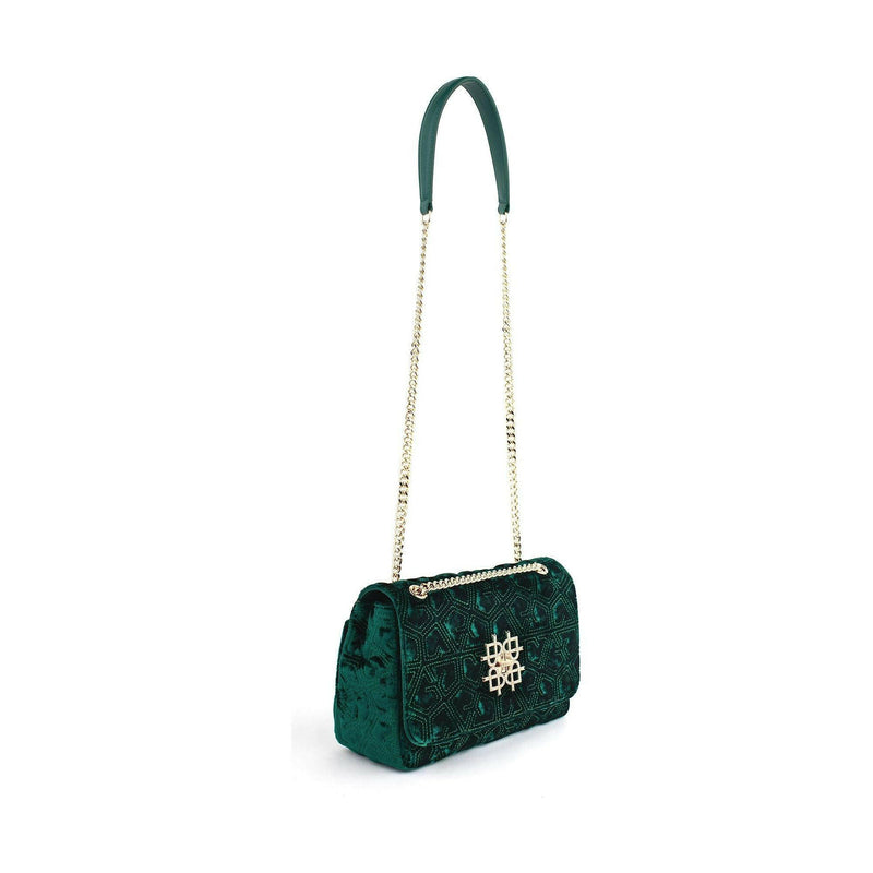 Broadway - Green Vegan Shoulder Bag |  quirkitrendz.