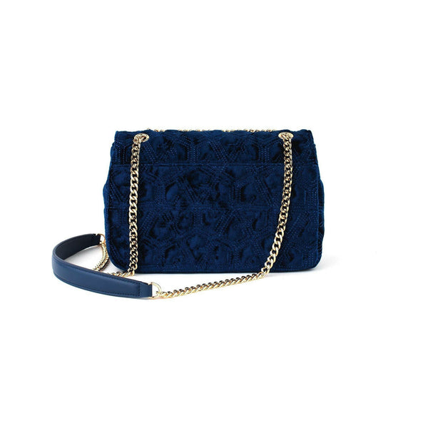 Broadway - Navy Vegan Shoulder Bag |  quirkitrendz.