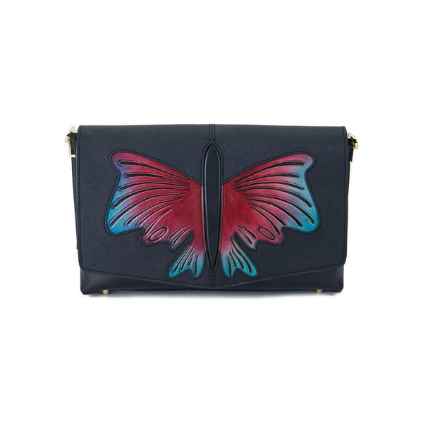 Butterfly Black Crossbody - quirkitrendz