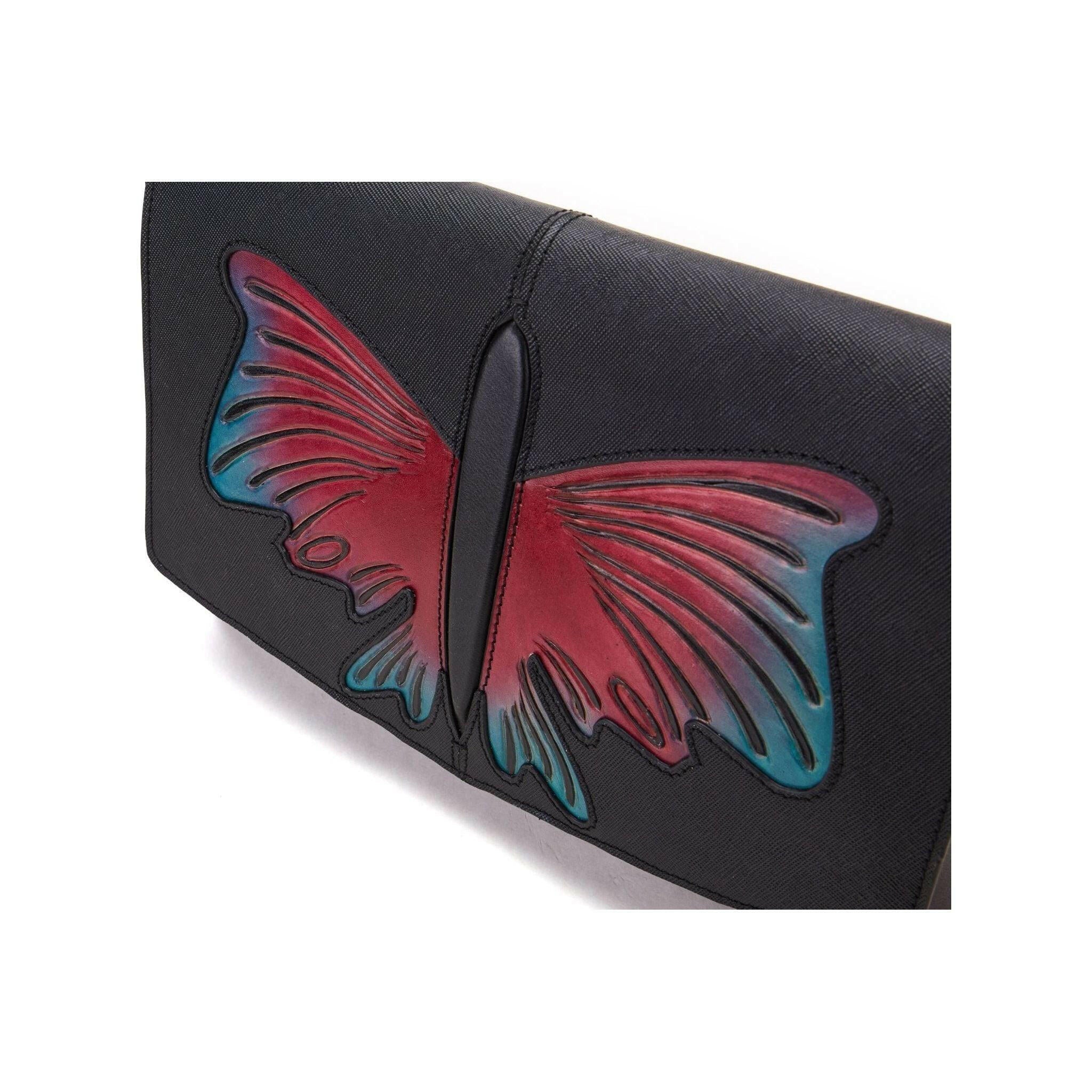 Butterfly Black Crossbody.