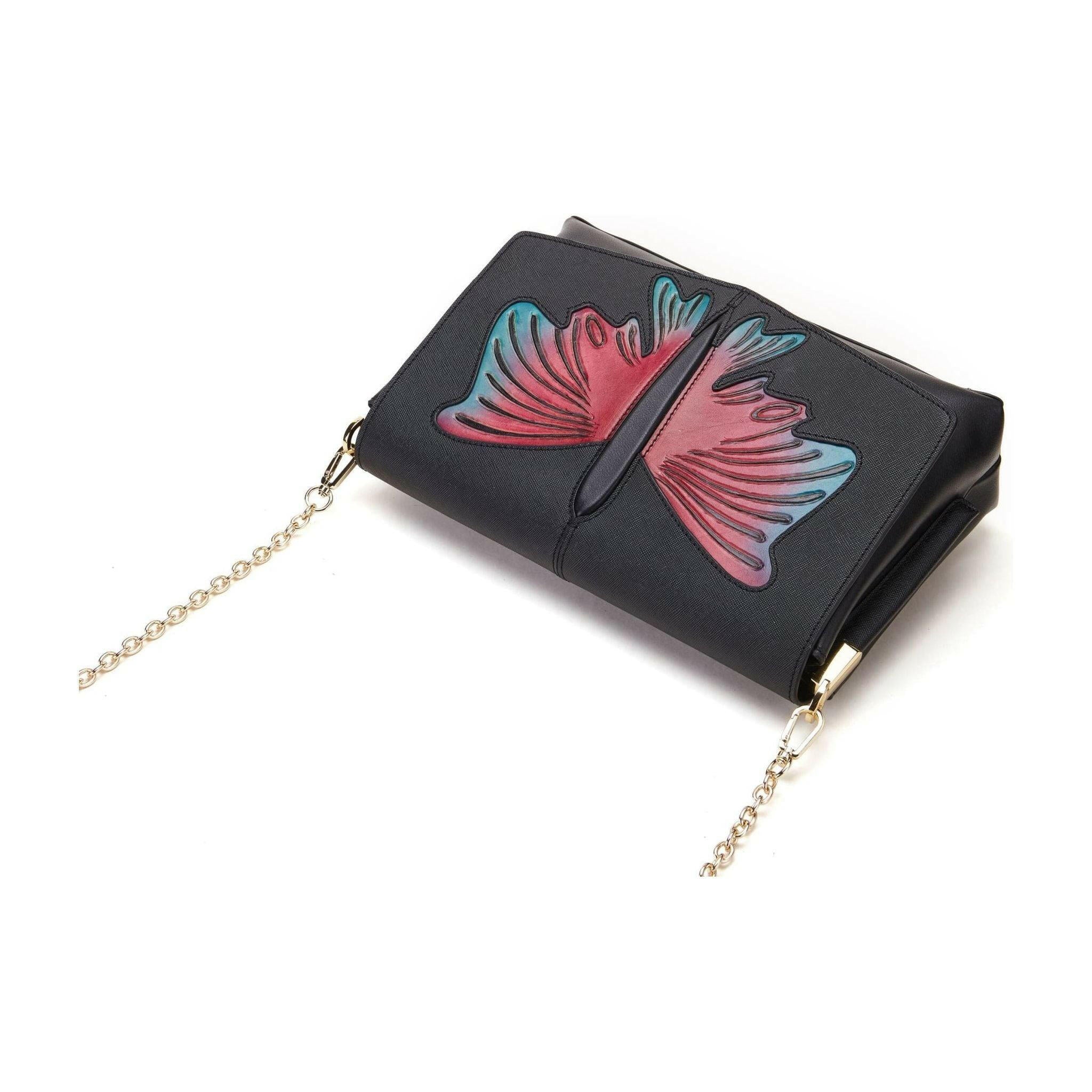 Butterfly Black Crossbody.