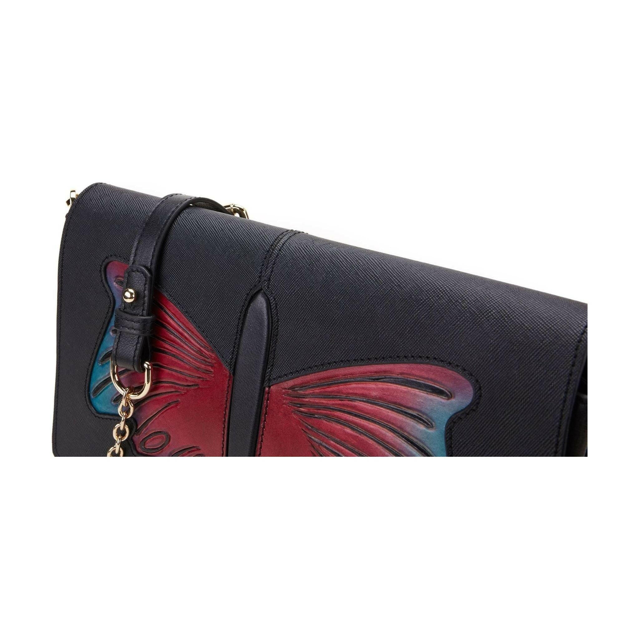 Butterfly Black Crossbody.