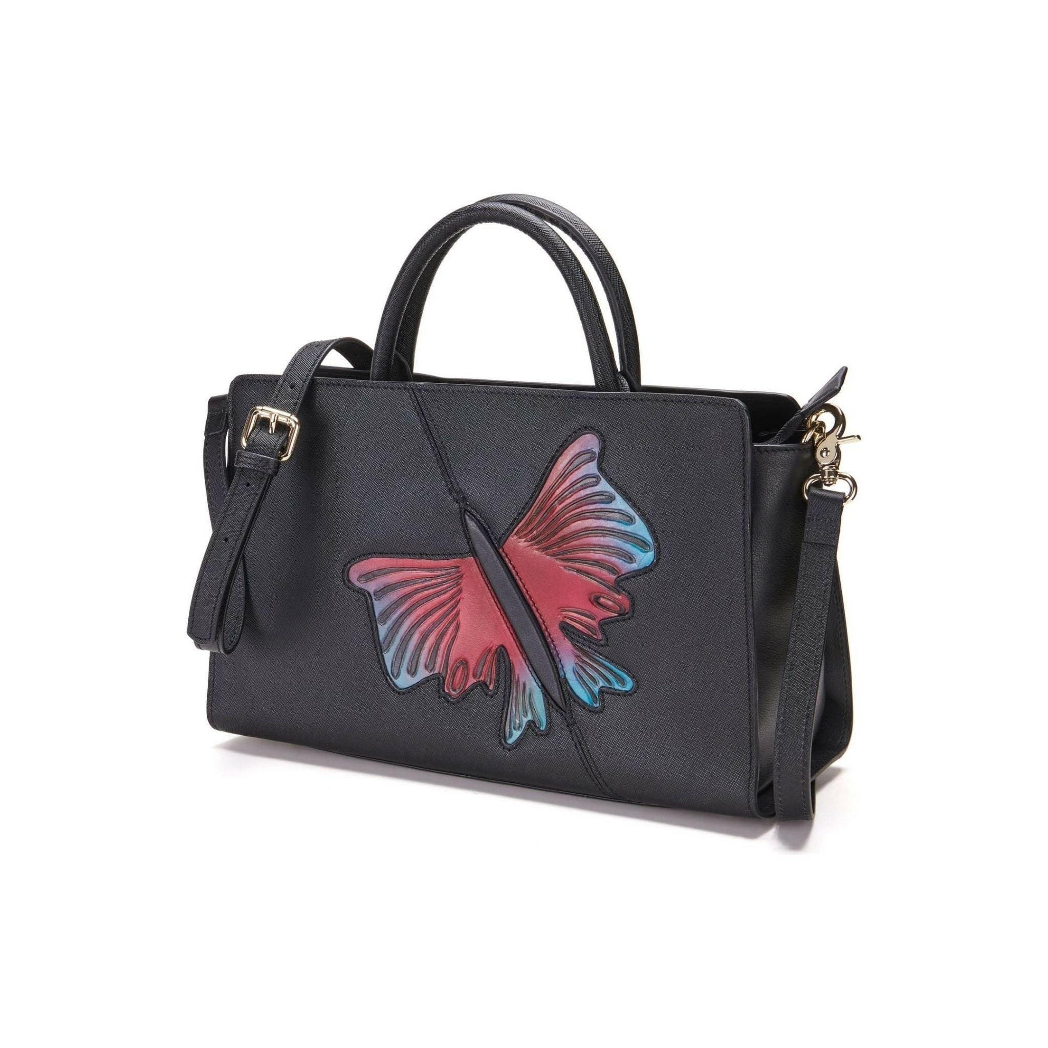 Butterfly Black Satchel.