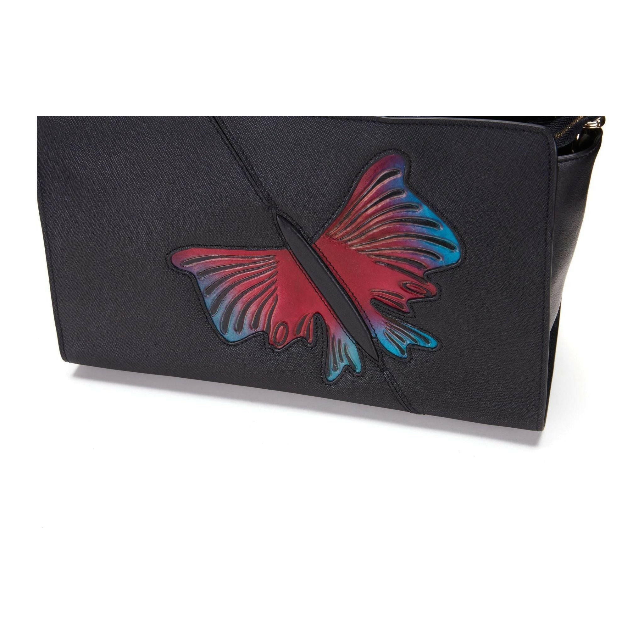 Butterfly Black Satchel.