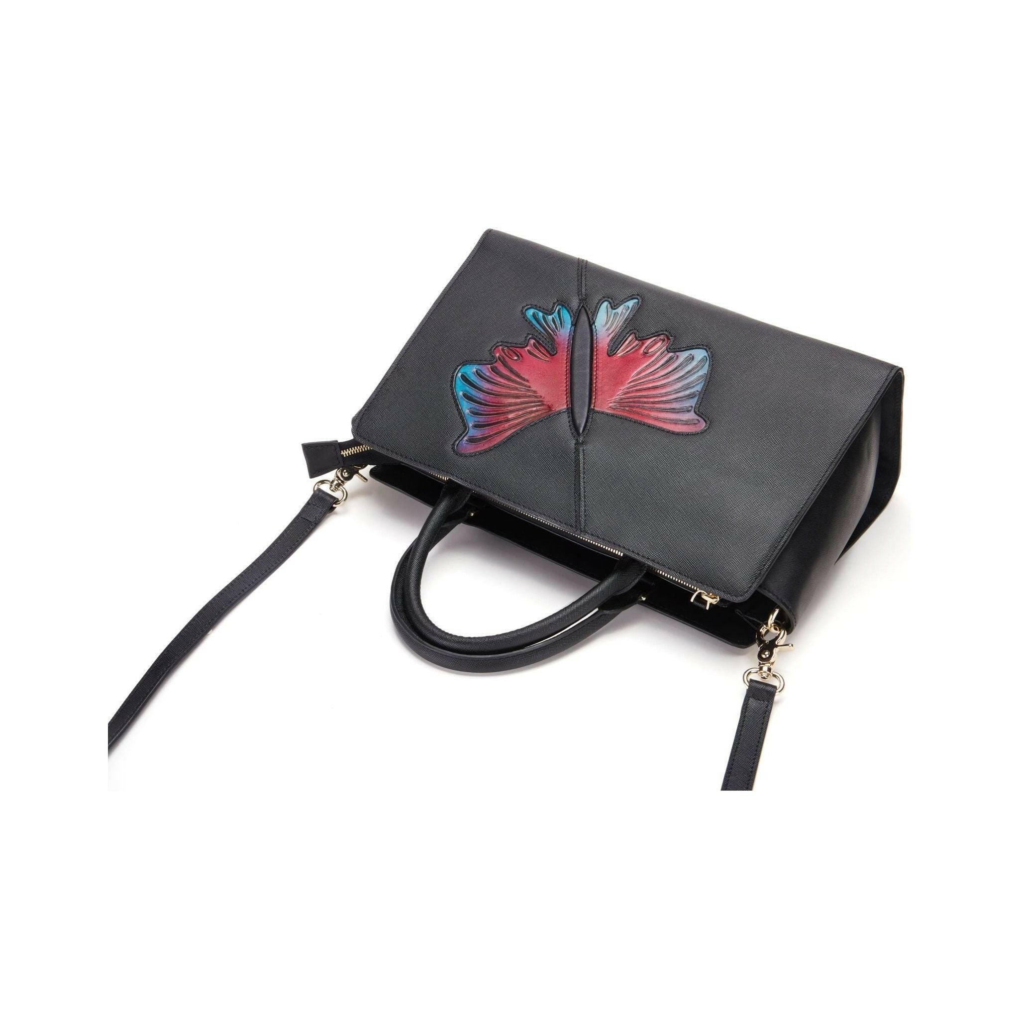 Butterfly Black Satchel.