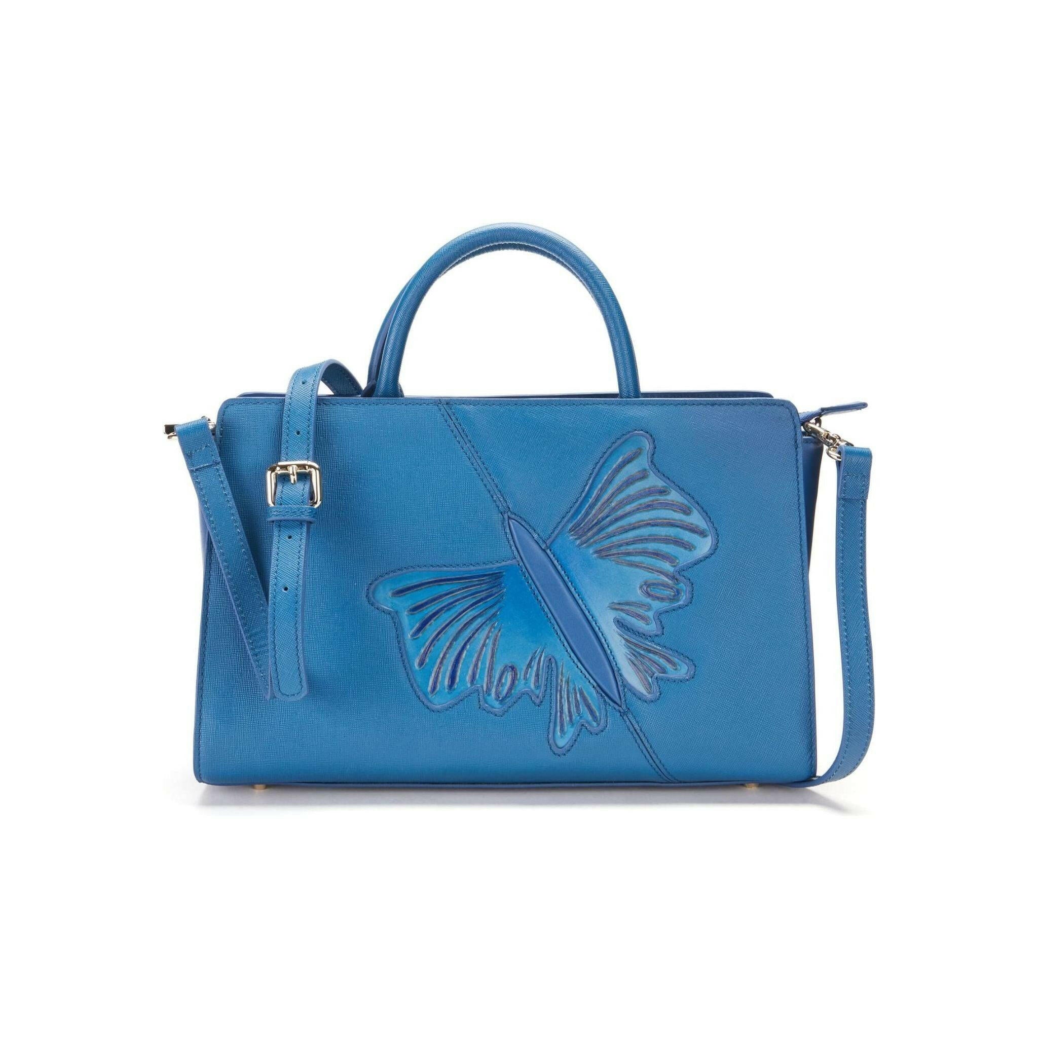 Butterfly Blue Satchel.