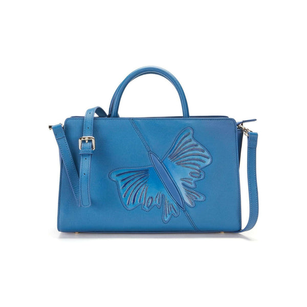 Butterfly Blue Satchel - quirkitrendz