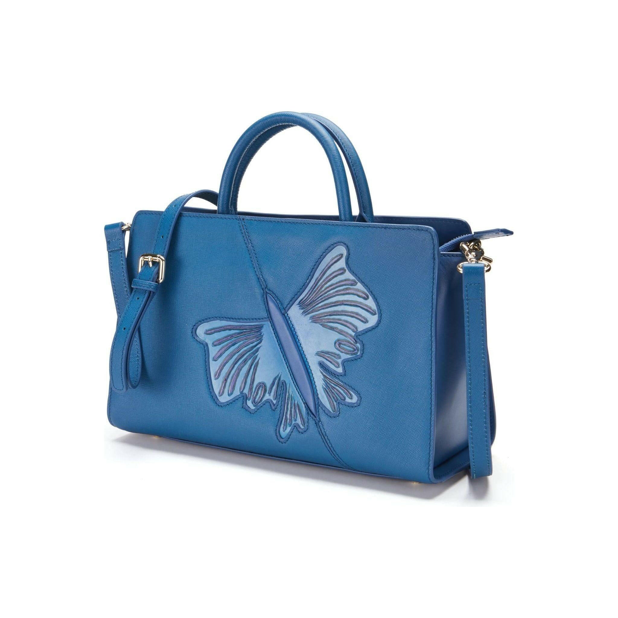 Butterfly Blue Satchel.