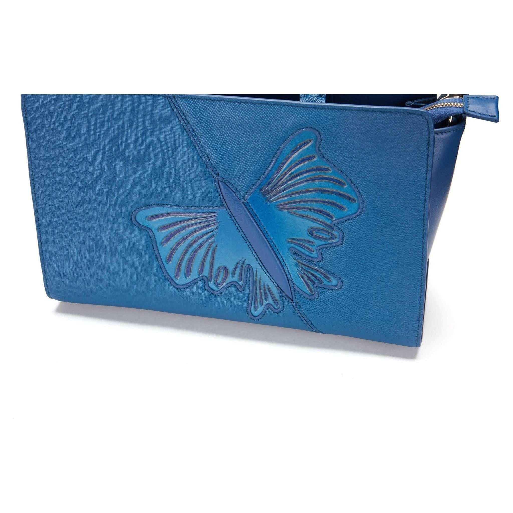 Butterfly Blue Satchel.