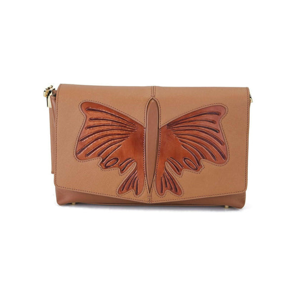 Butterfly Brown Crossbody - quirkitrendz