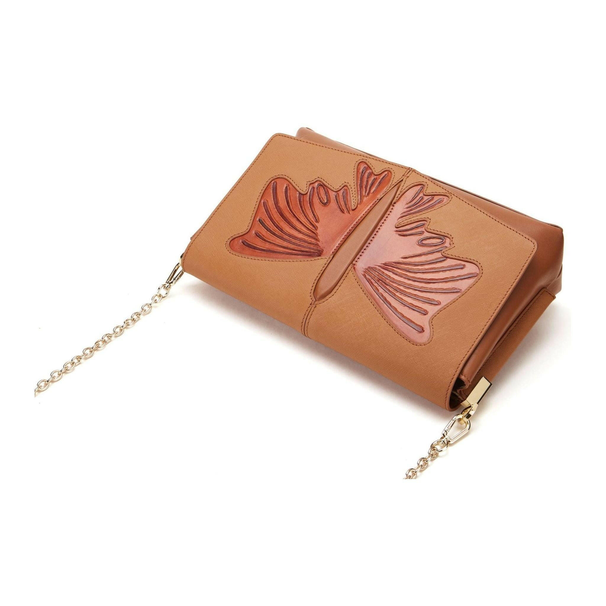 Butterfly Brown Crossbody.