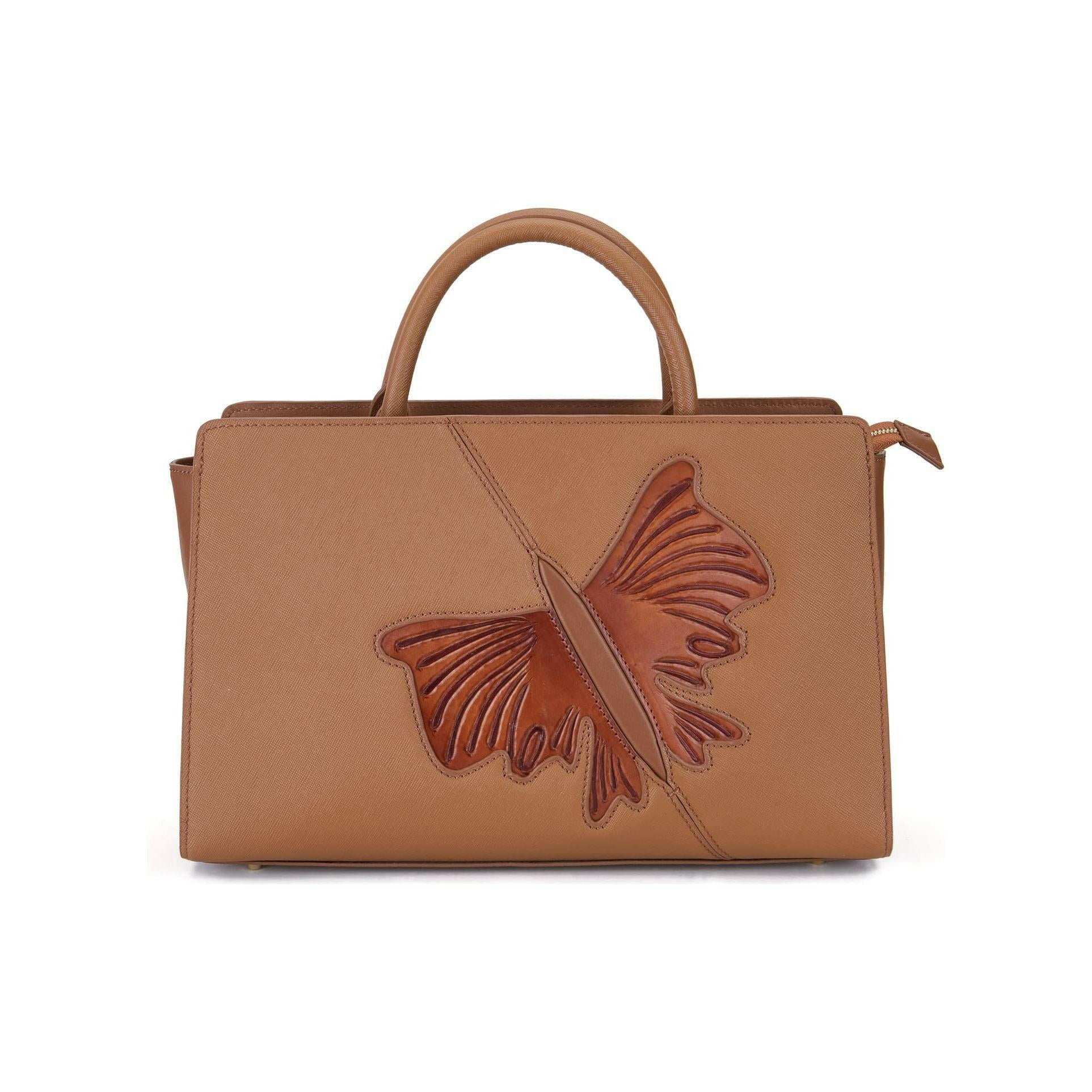 Butterfly Brown Satchel.